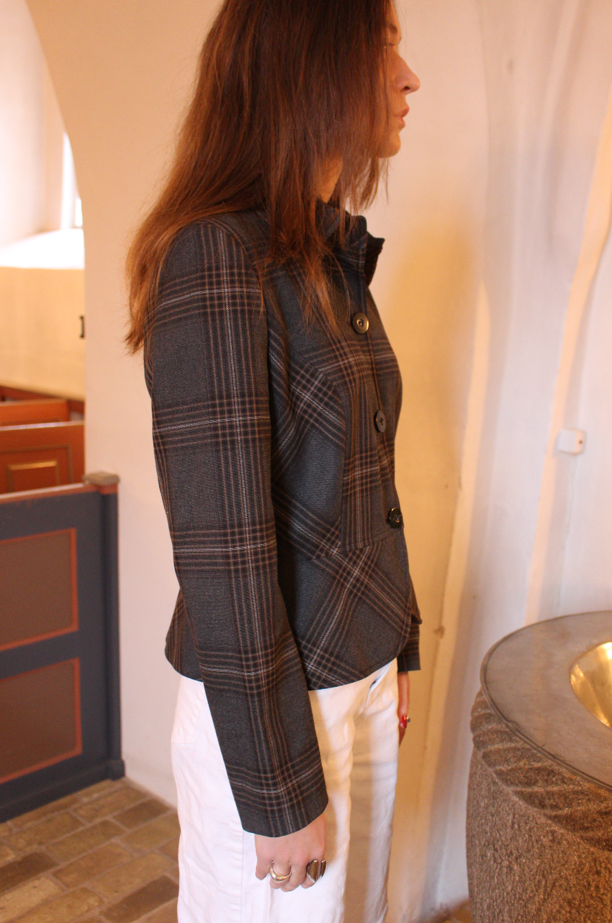 Klassisk blazer m. tern