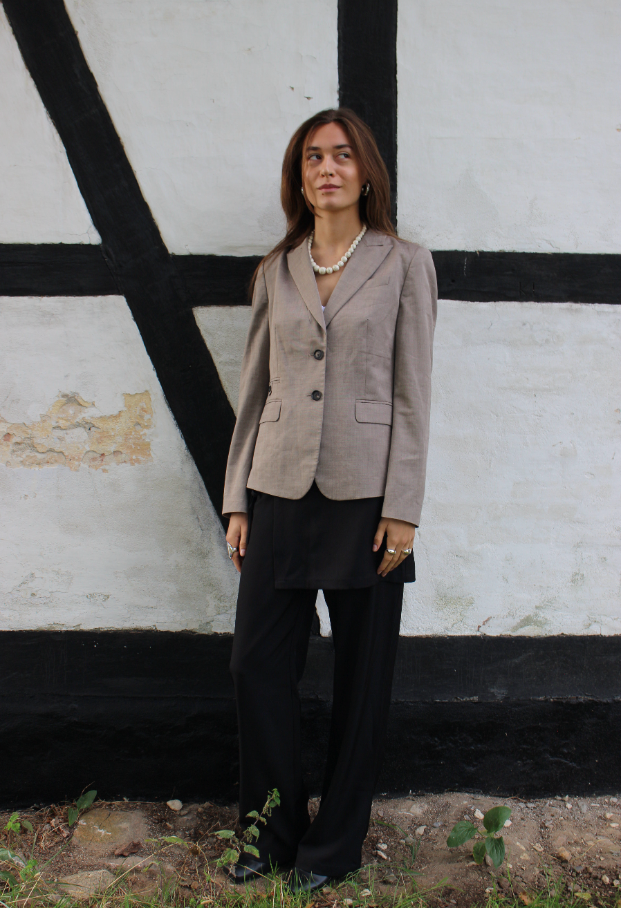 Klassisk blazer i uld