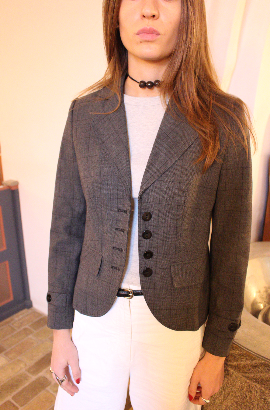 Figursyet blazer m. tern