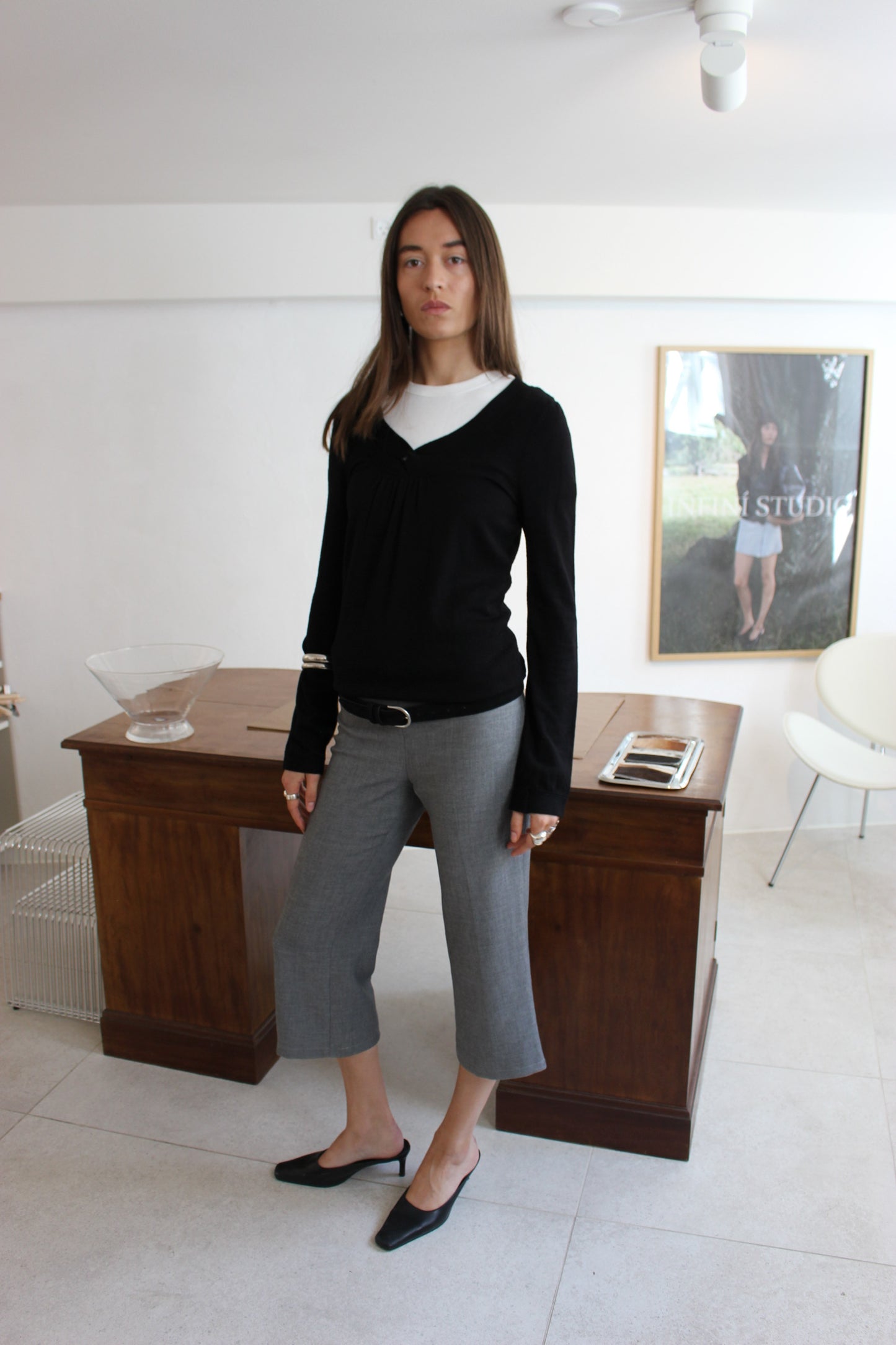 Strikket bluse