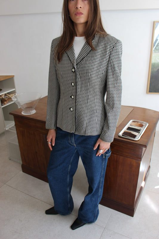 Figursyet blazer i tern
