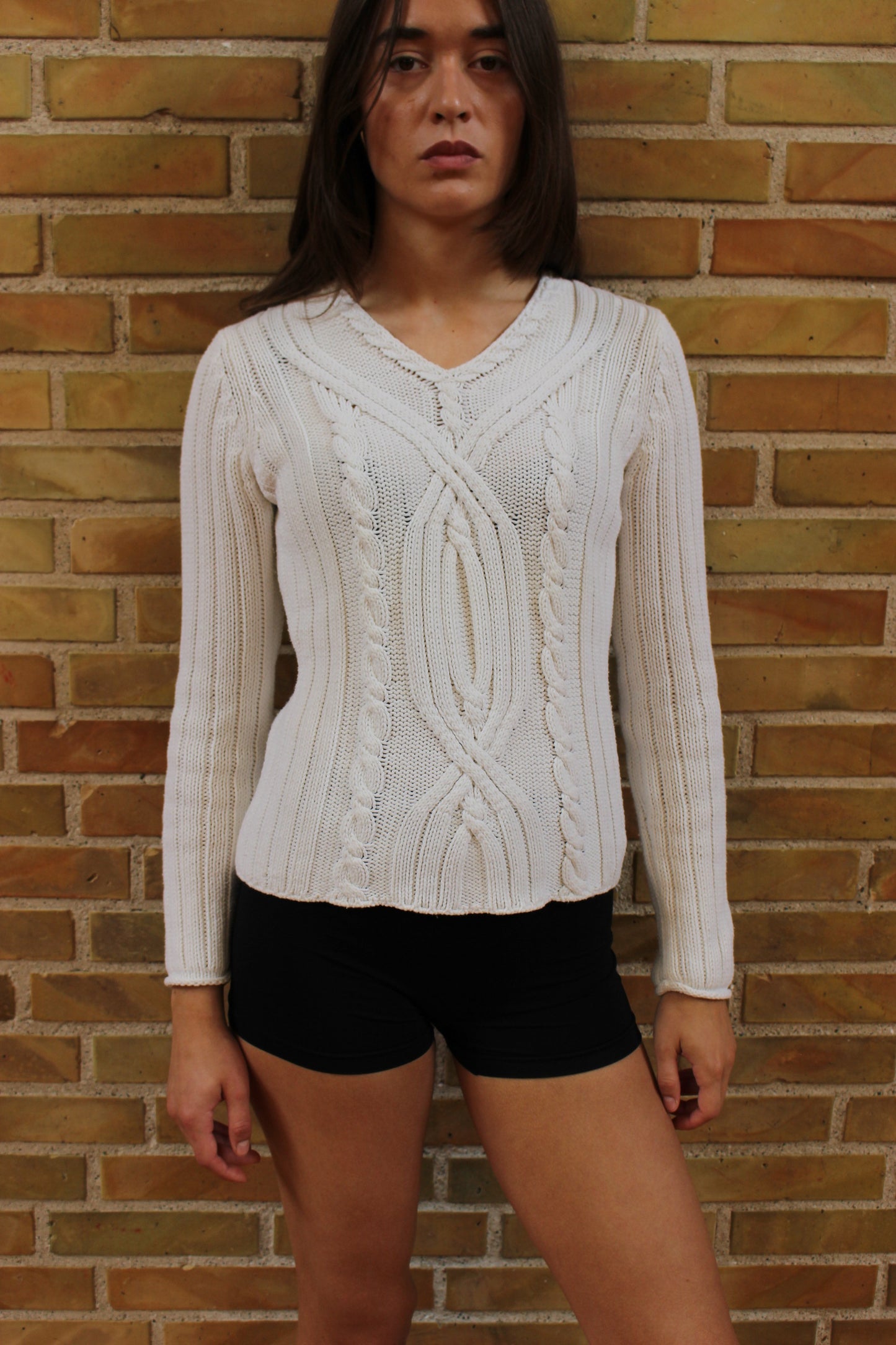 Strikket bluse