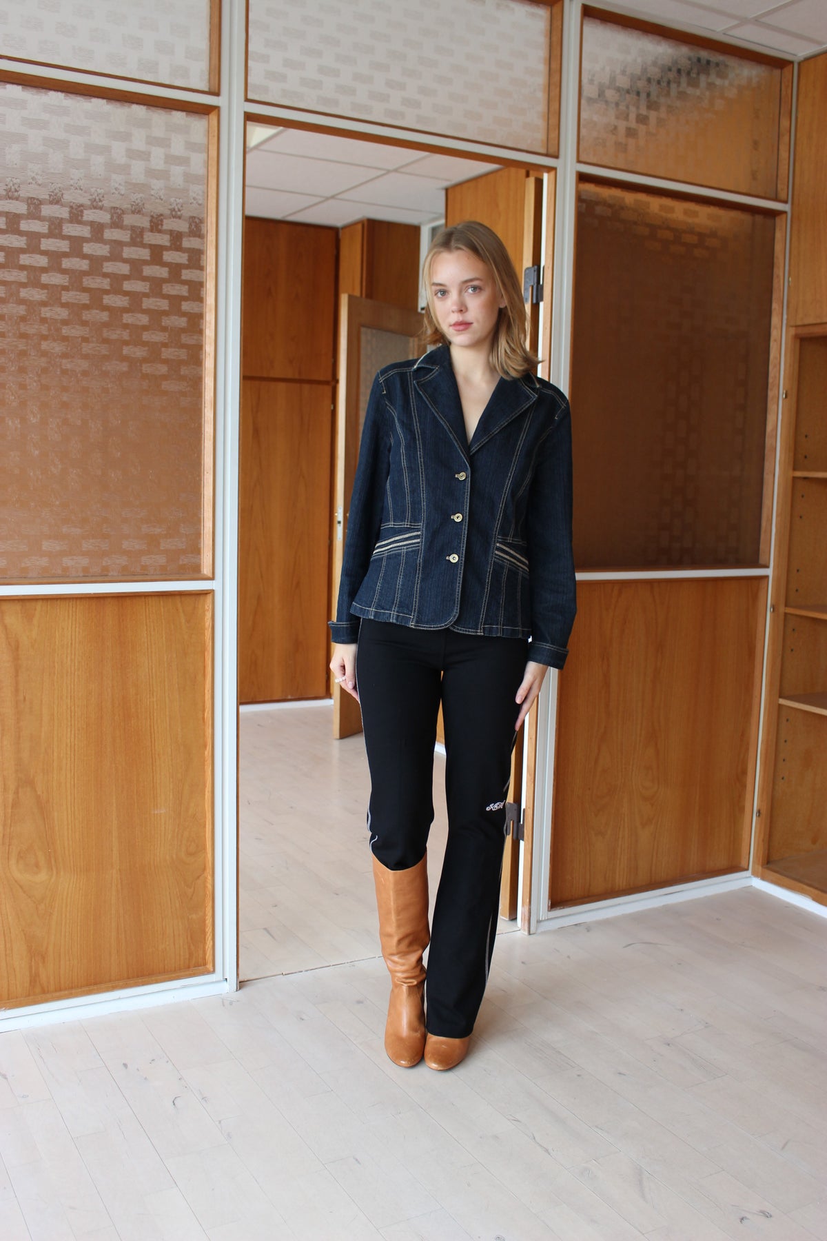 Denim blazer