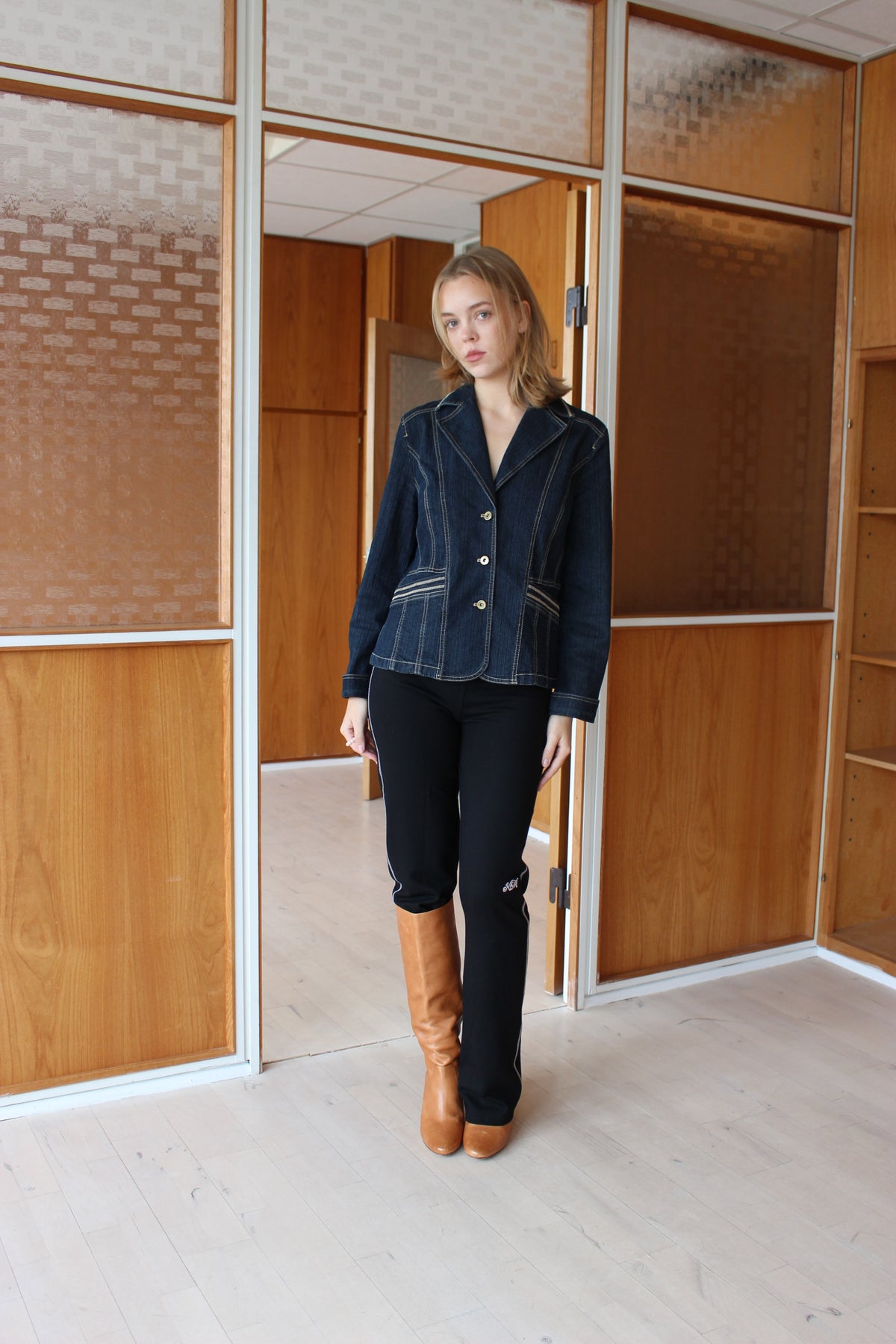 Denim blazer