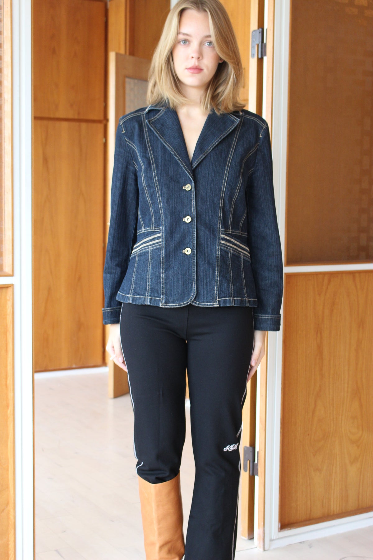Denim blazer