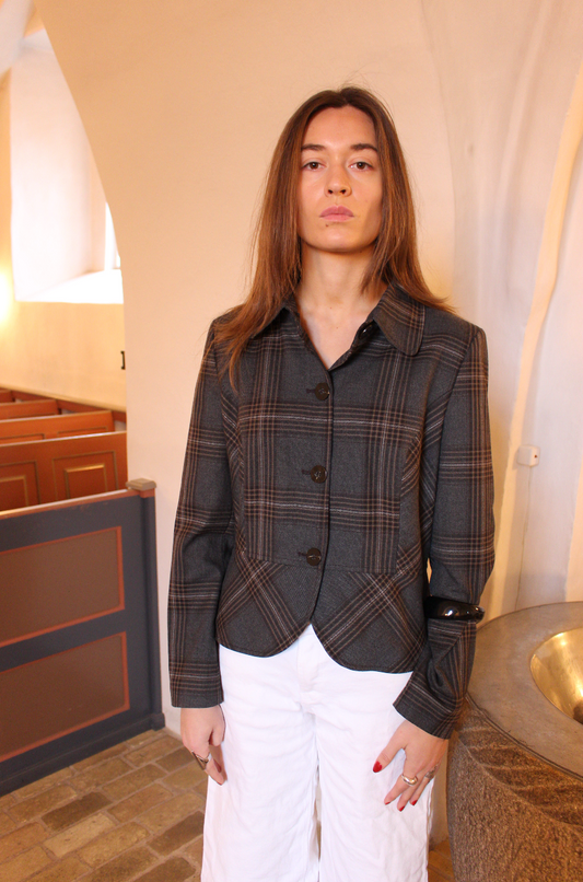 Klassisk blazer m. tern