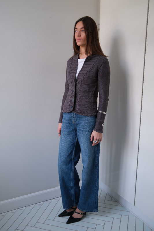 Cardigan i strik