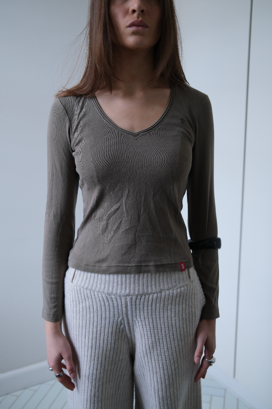 Langærmet bluse