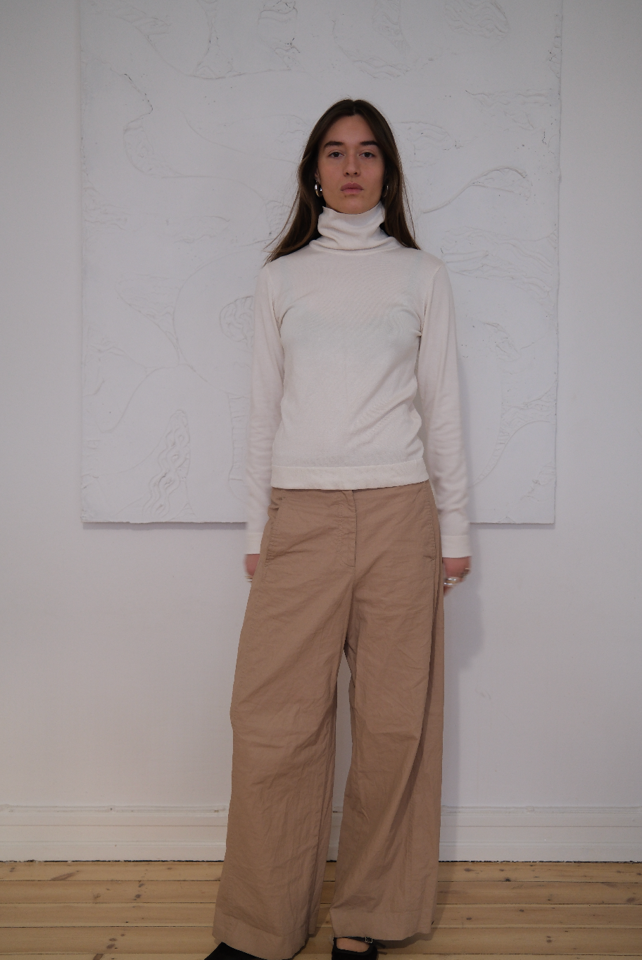 Turtleneck i finstrik
