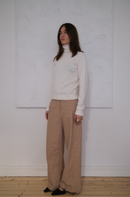 Turtleneck i finstrik