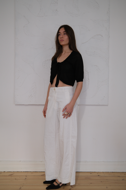 Finstrikket cardigan