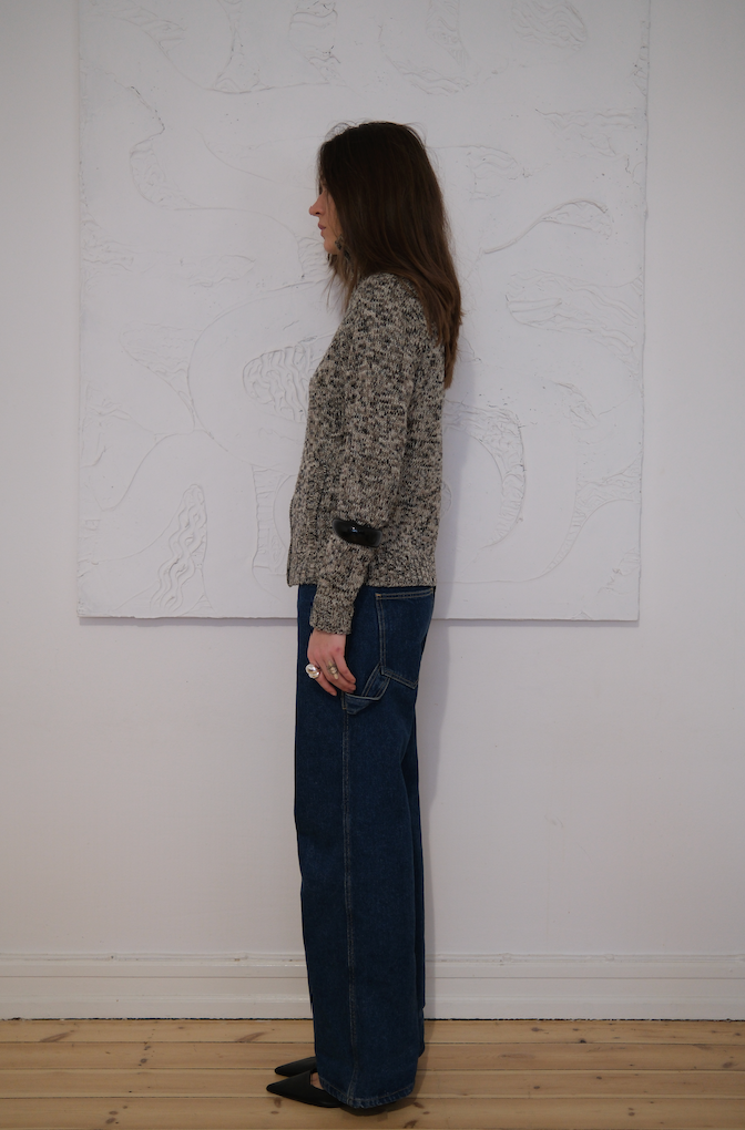 Cardigan m. lynlås