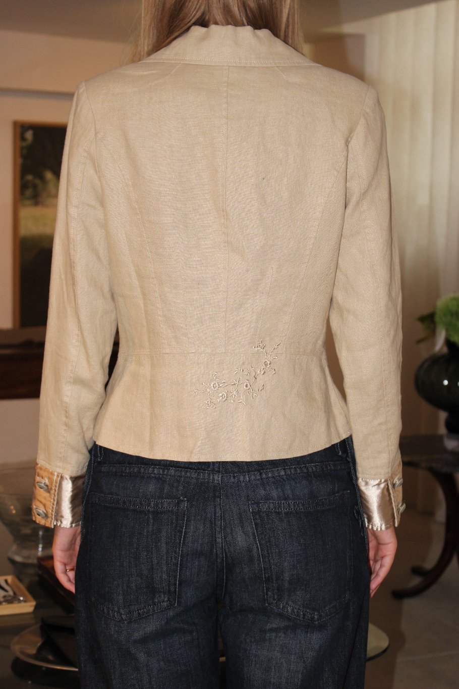 Frakke i beige