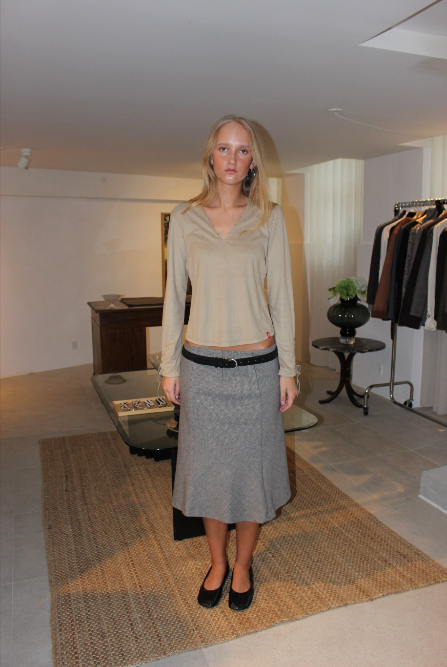 Beige bluse