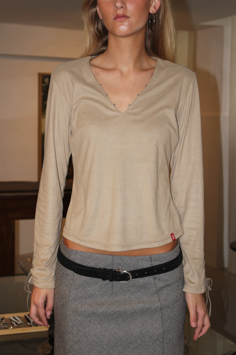 Beige bluse
