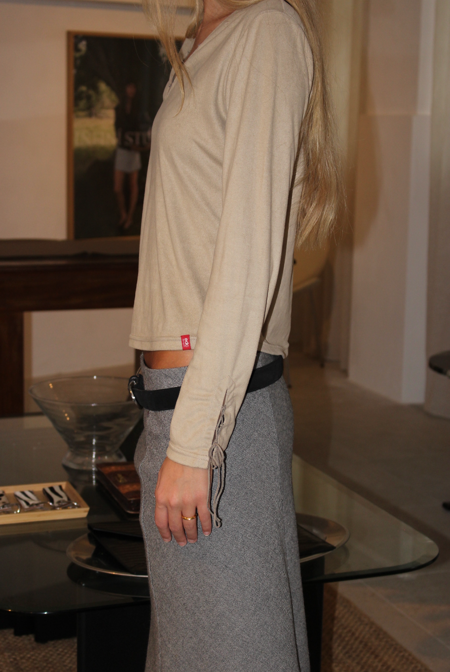 Beige bluse
