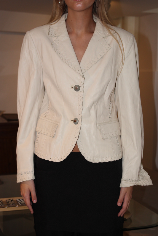 Blazer i læder