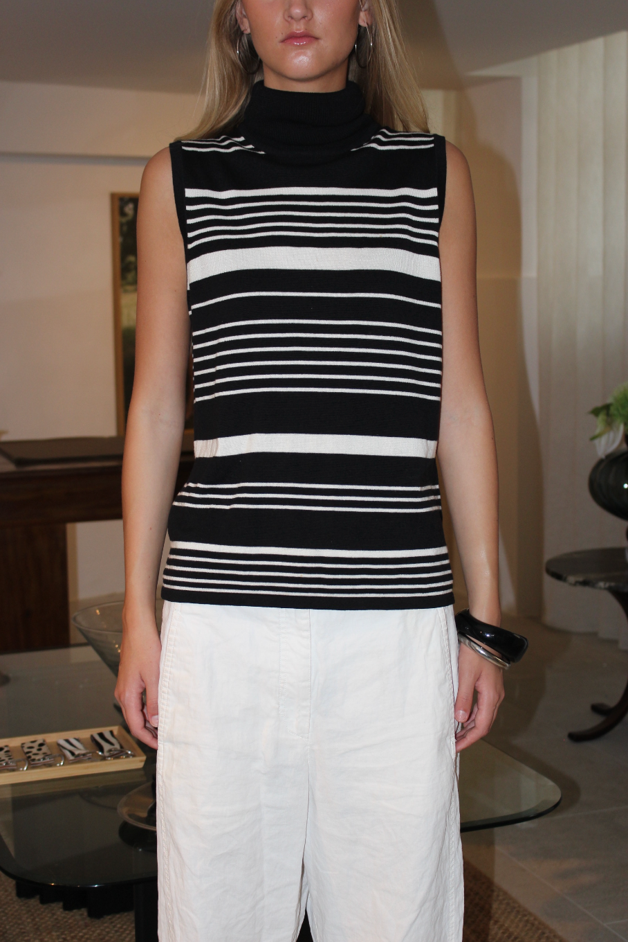 Strikket top