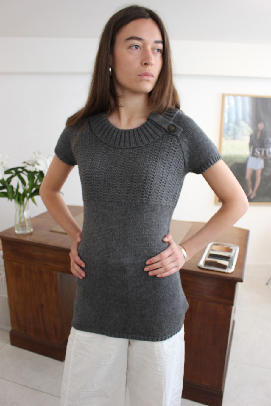 Strikket top