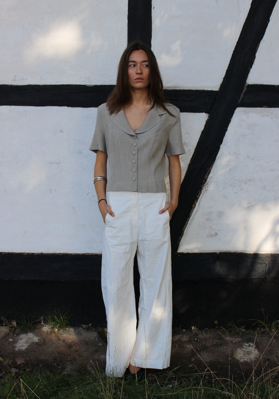 Kortærmet blazer skjorte