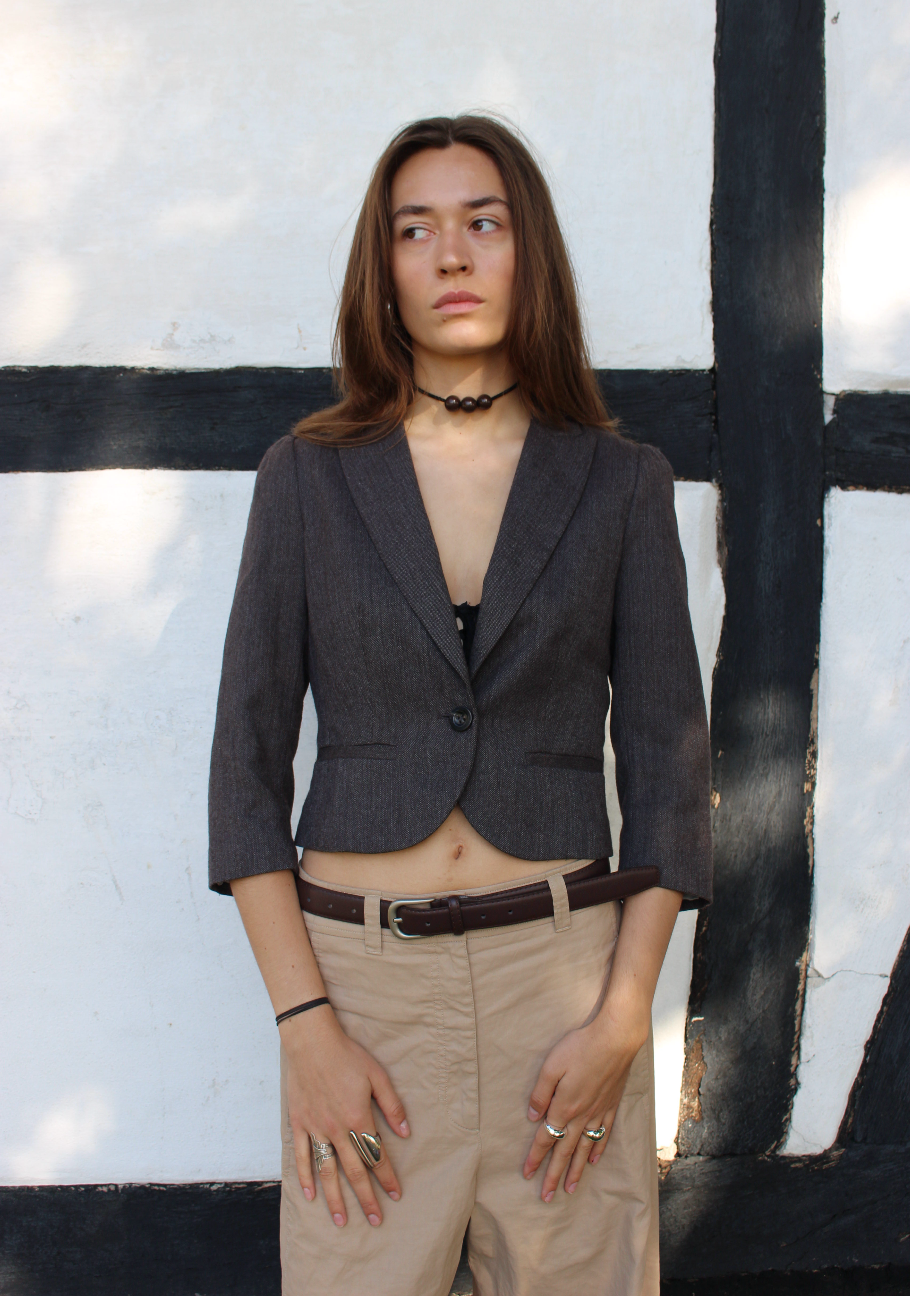Cropped blazer