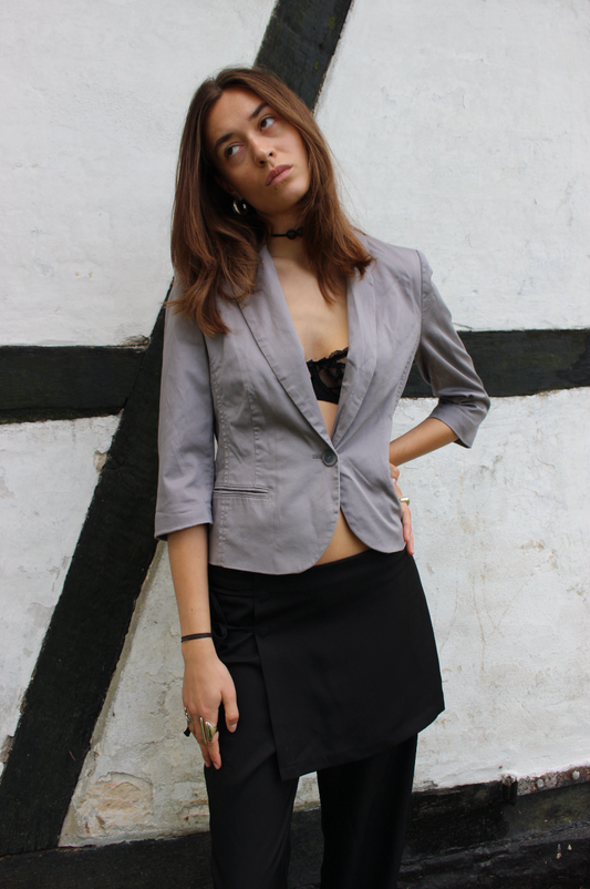 Cropped blazer