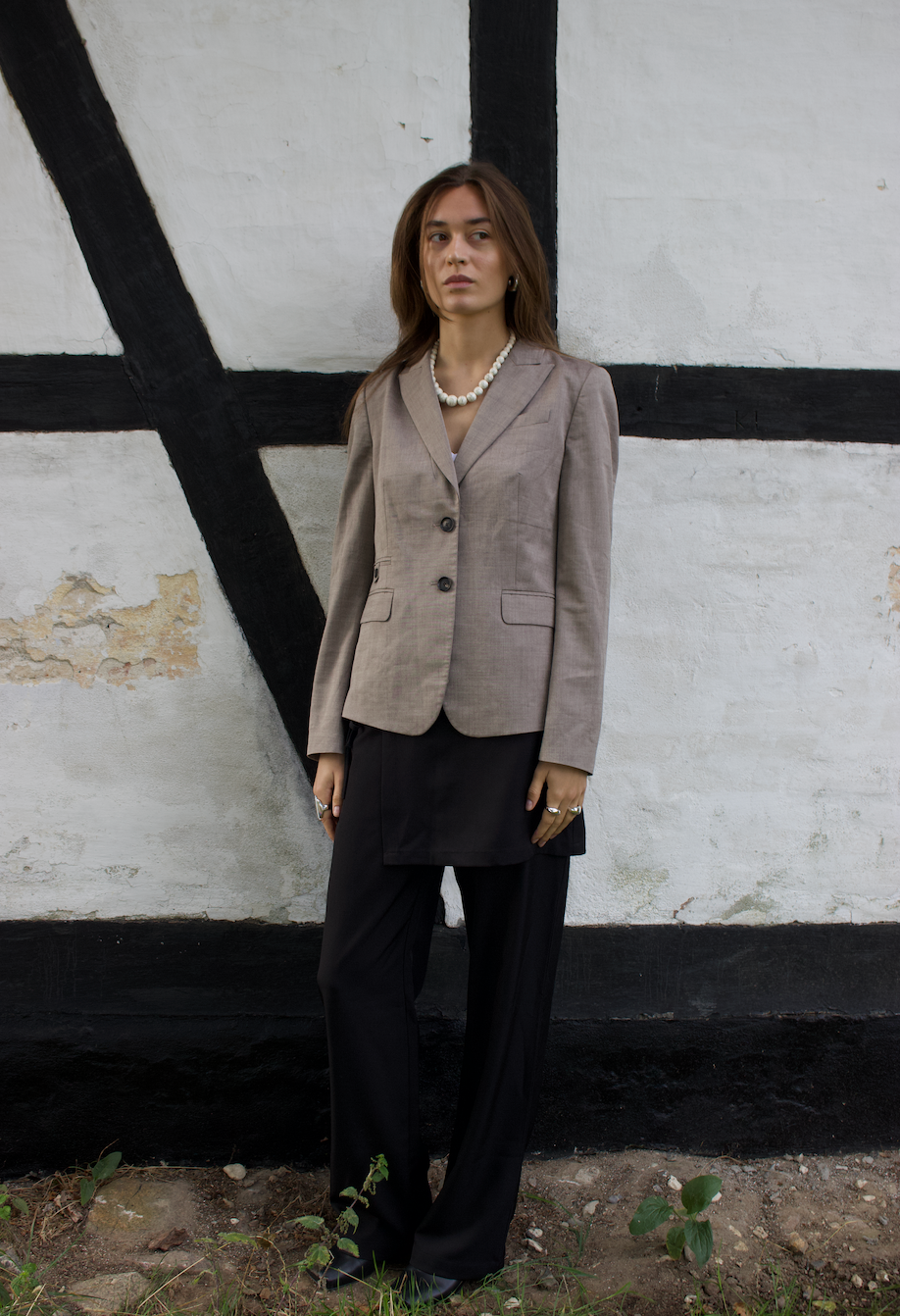 Klassisk blazer i uld