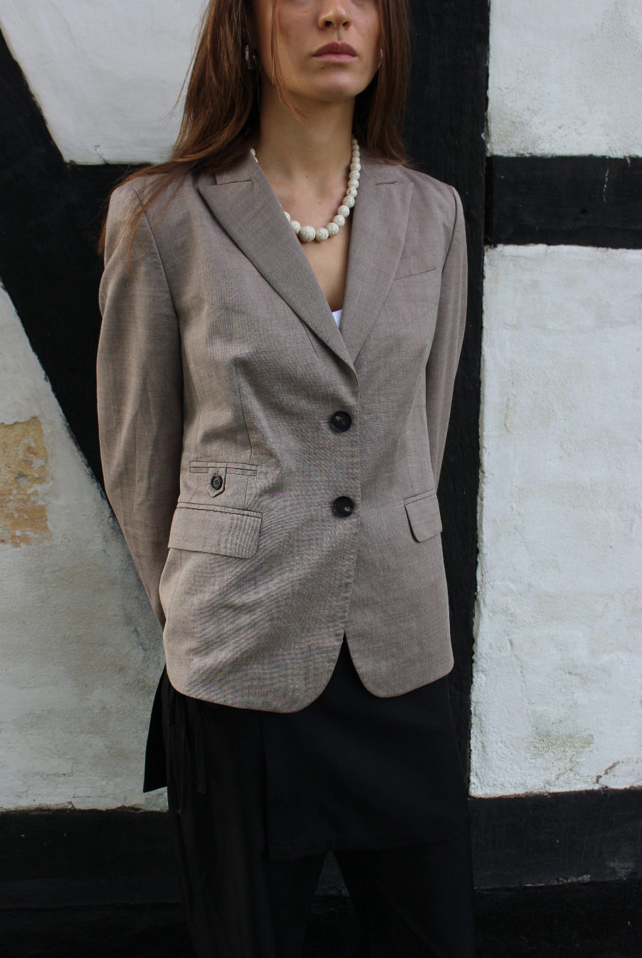 Klassisk blazer i uld