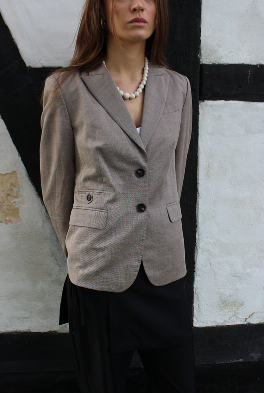 Klassisk blazer i uld