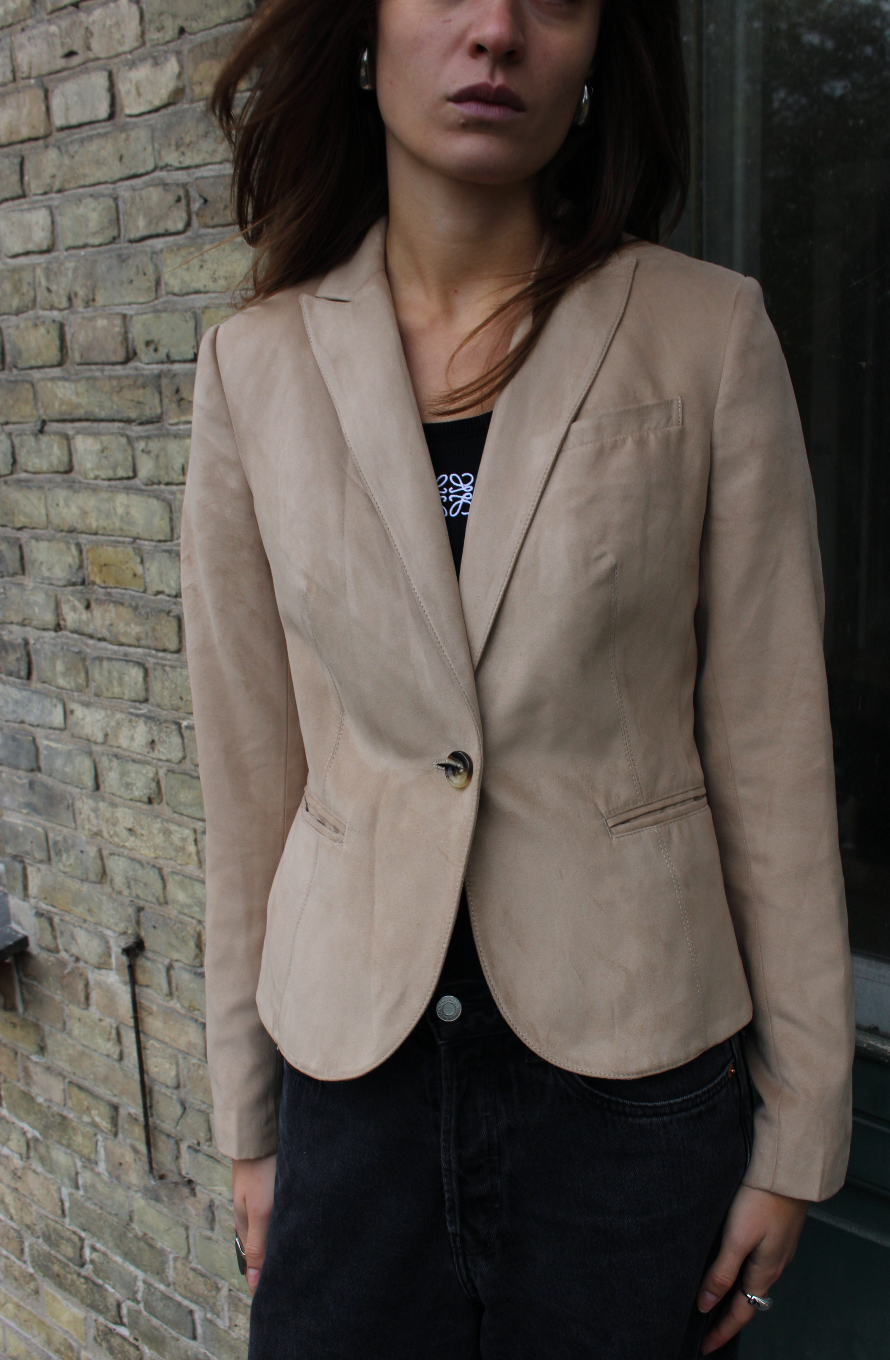 Blazer i beige