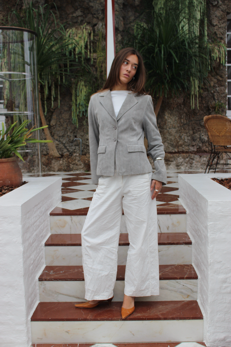 Blazer i ruskind