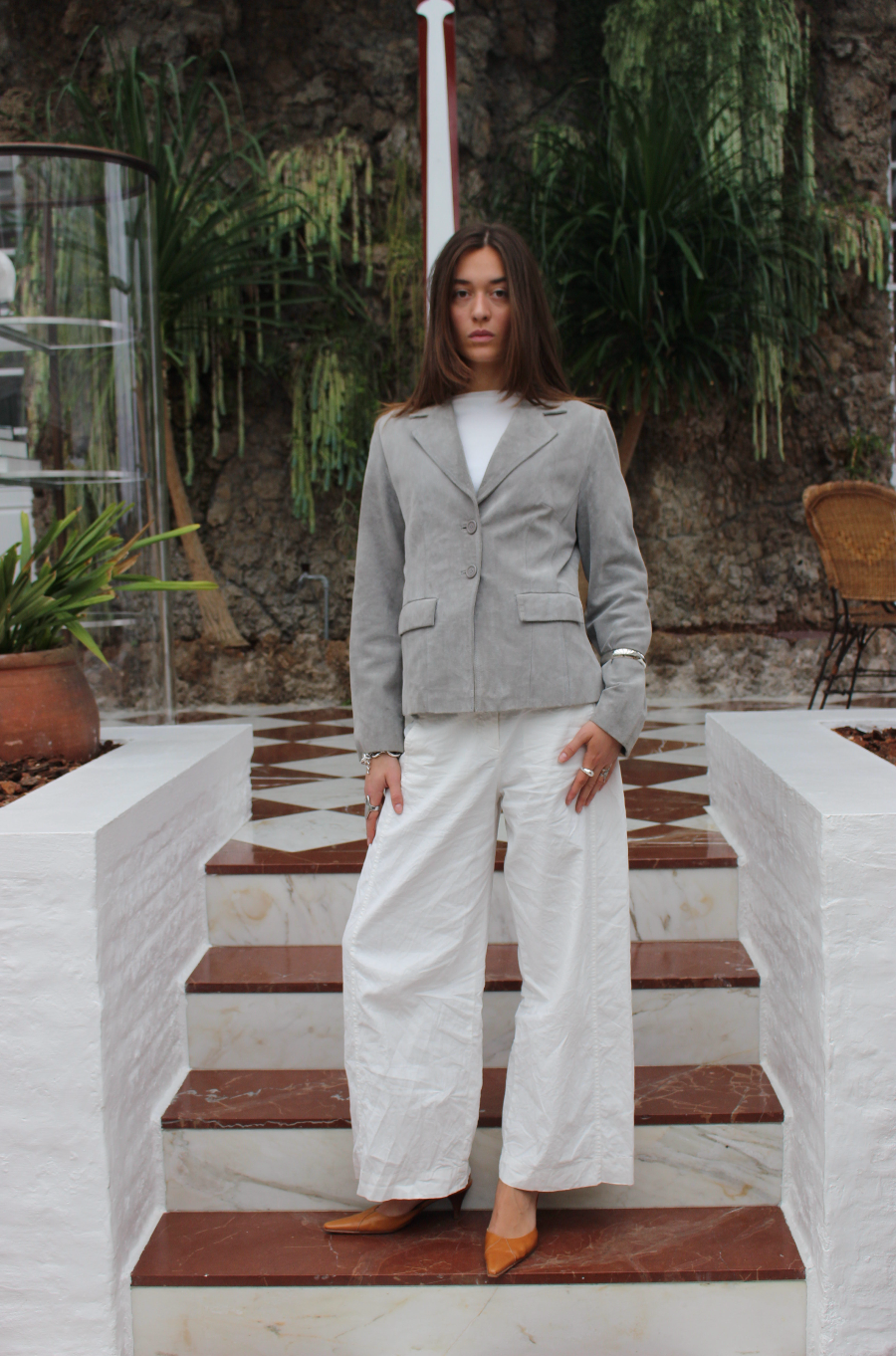 Blazer i ruskind