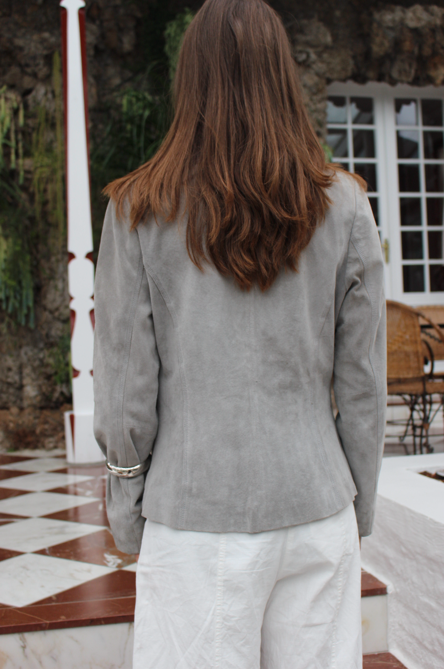 Blazer i ruskind