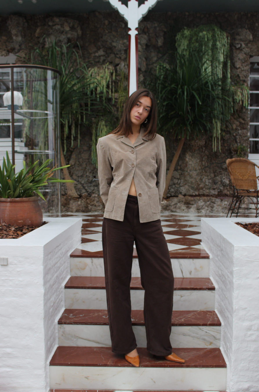 Blazer i ruskind