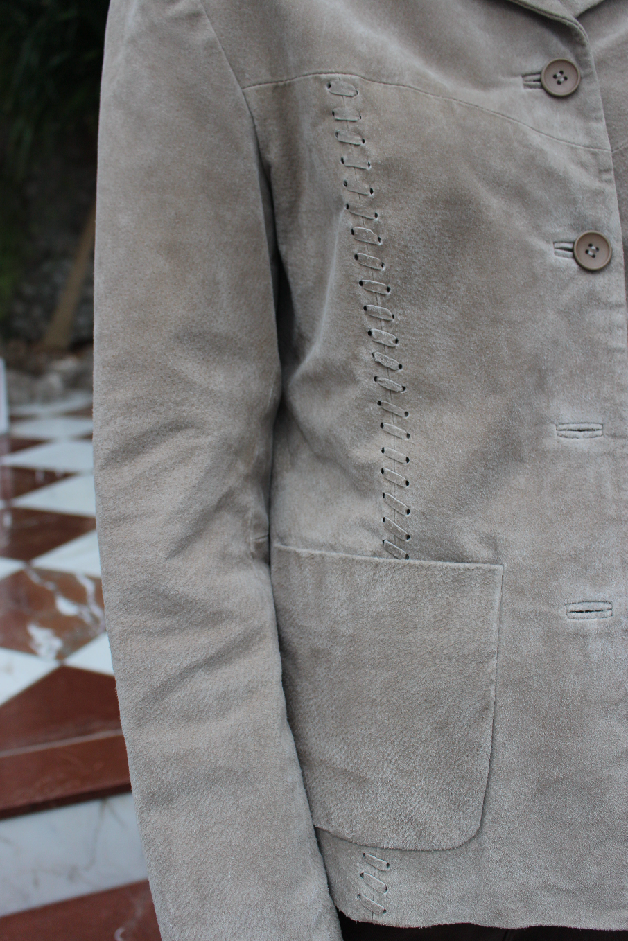 Blazer i ruskind