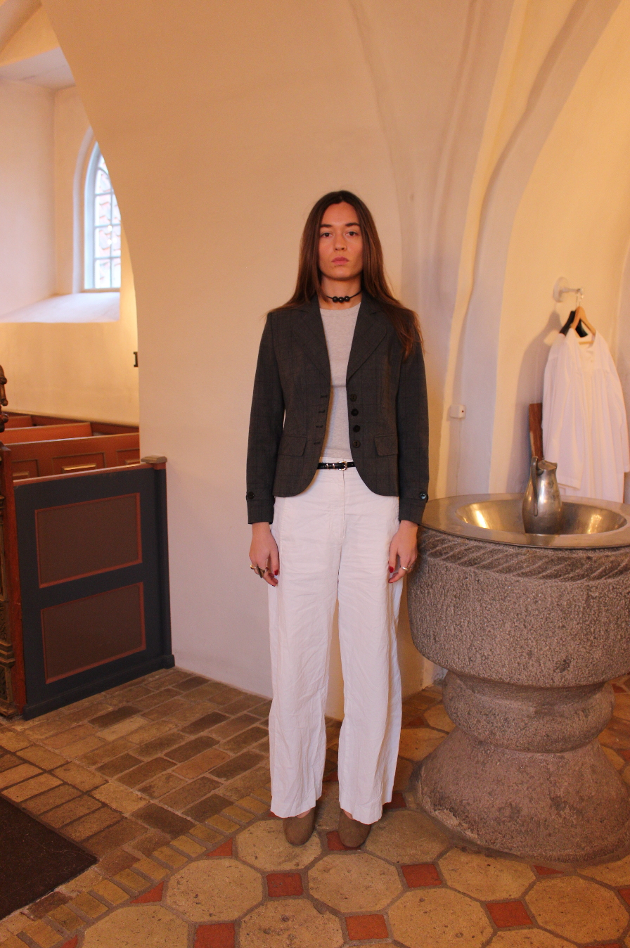 Figursyet blazer m. tern