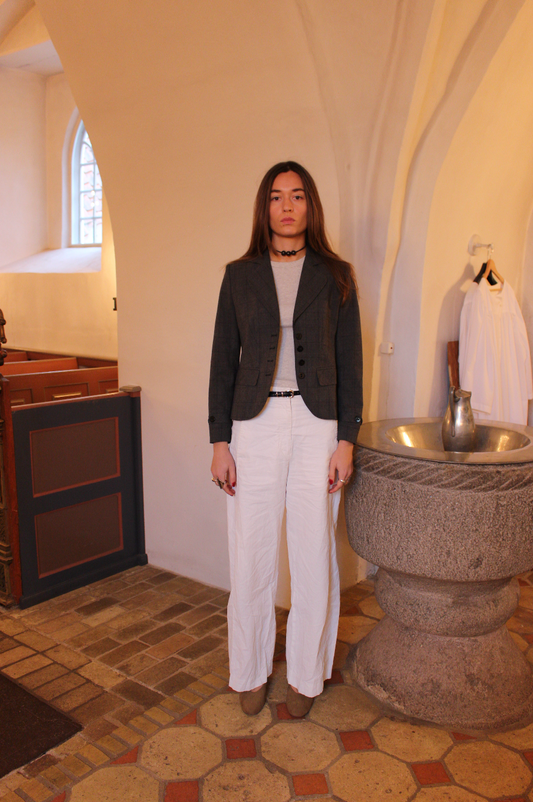 Figursyet blazer m. tern