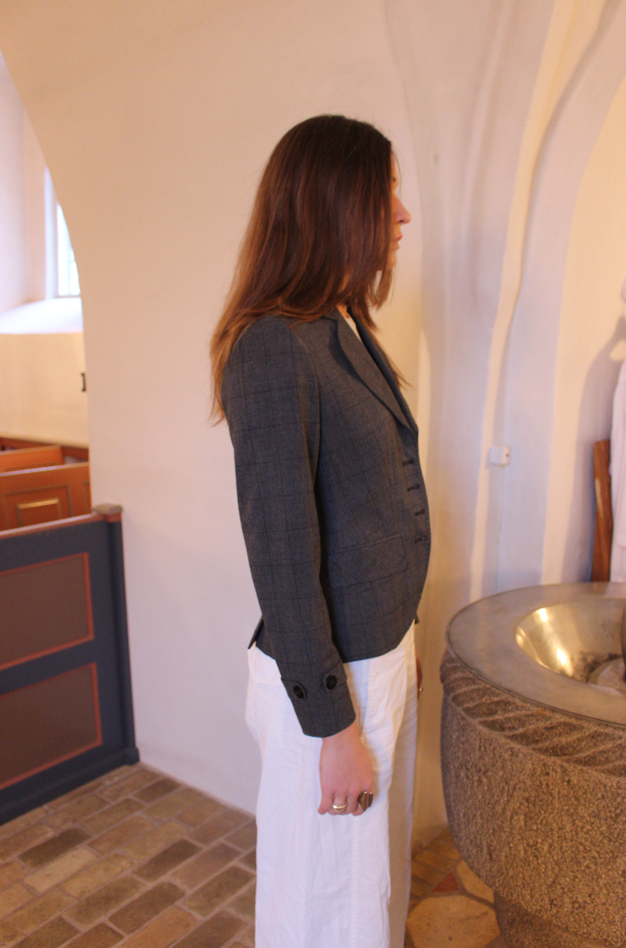 Figursyet blazer m. tern