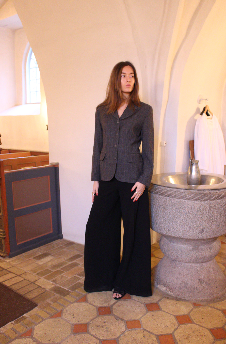 Klassisk blazer i uld
