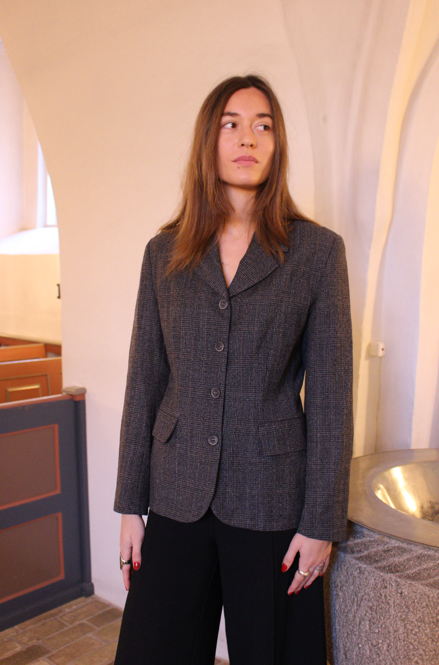 Klassisk blazer i uld
