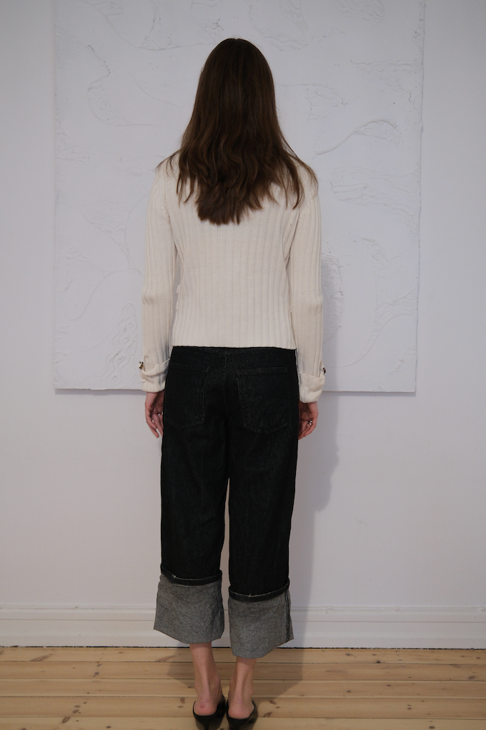 Cardigan m. lynlås